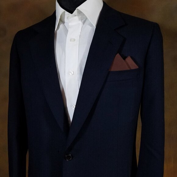 New - Dark Brown Cotton Pre-Folded Pocket Square Handkerchief Insert - Picture 6 of 7